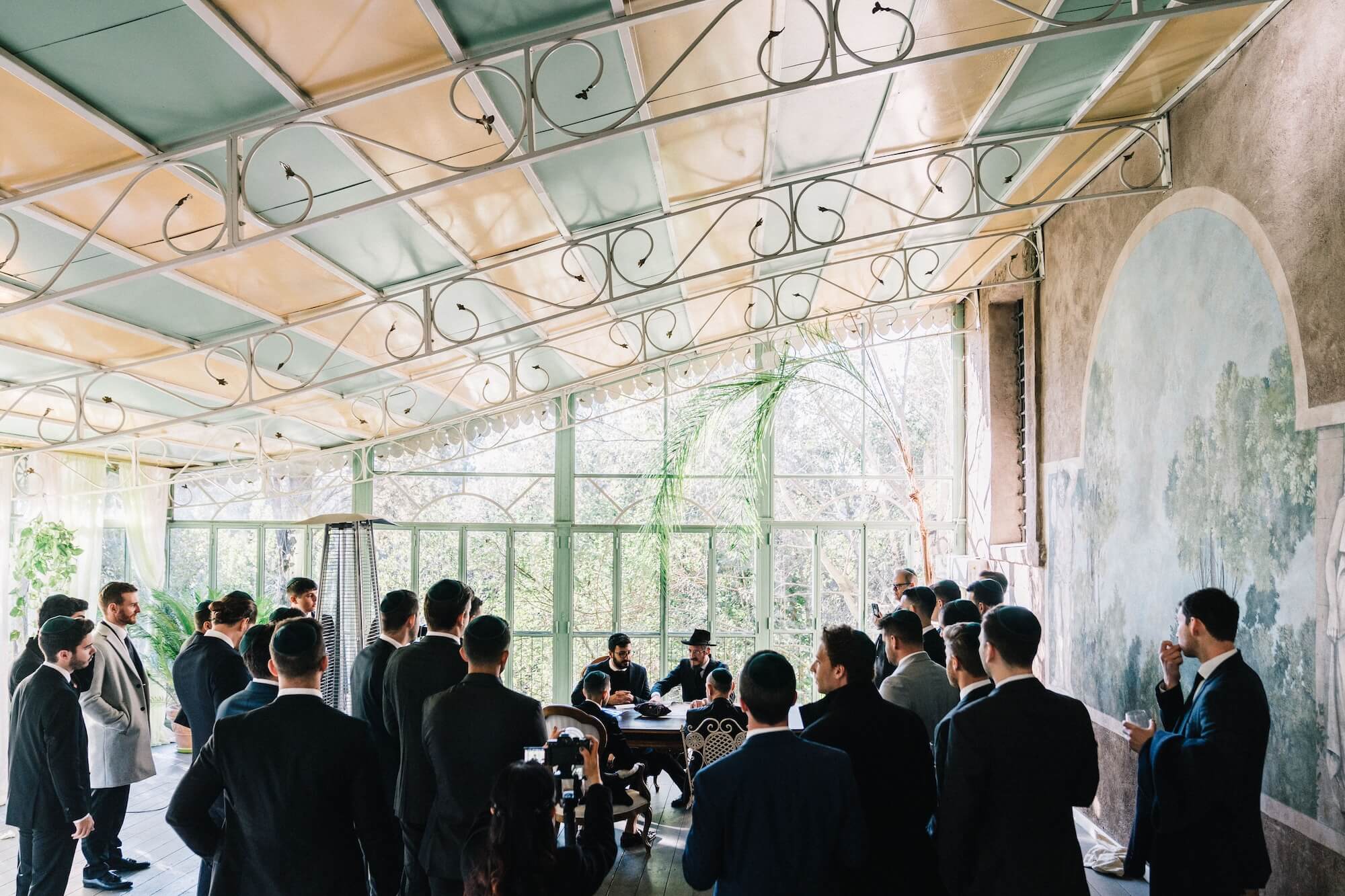 Jewish wedding Rome ketubah