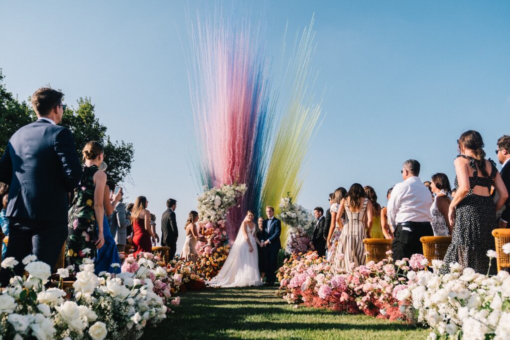 Wedding at Borghi dell'Eremo
coloured fireworks