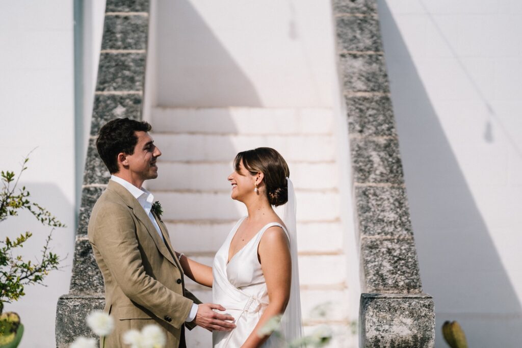 Destination Wedding at Masseria Le Torri in Pugliafirst look