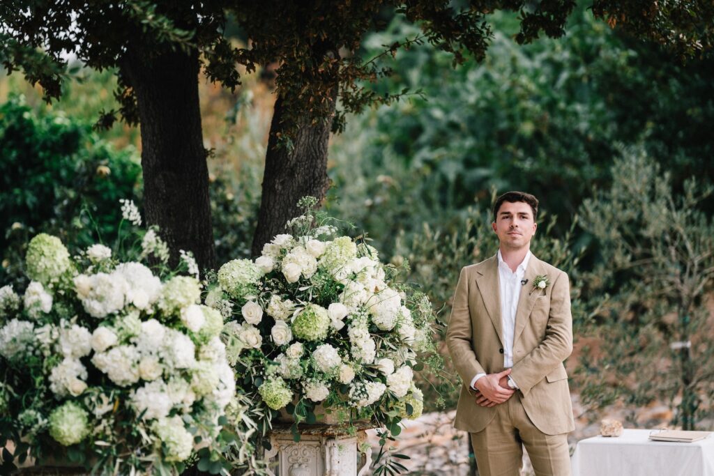 Destination Wedding at Masseria Le Torri in Pugliaceremonygroom